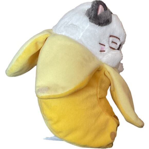 Funko Bananya The Kitty Who Lives in a Banana Dad Plush 8" Crunchyroll Glasses - Picture 8 of 9